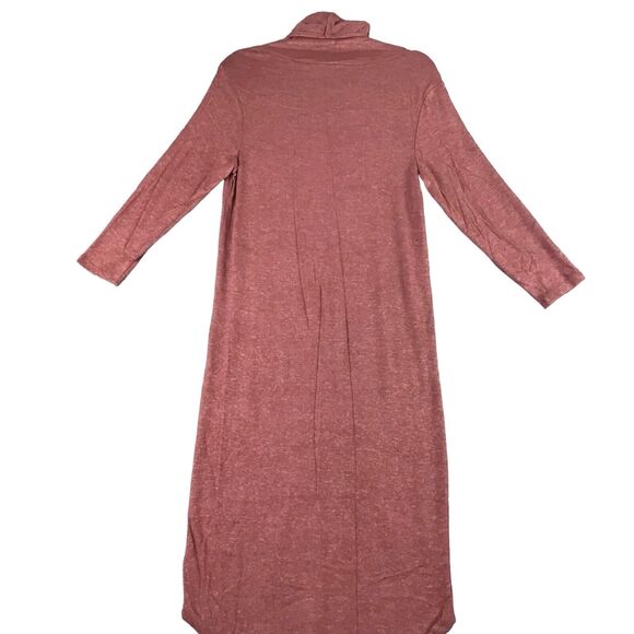 Bobeau Women’s Sweater Dress M Brick Red Cowl Neck Built-In Face Cover NWOT - Picture 14 of 14